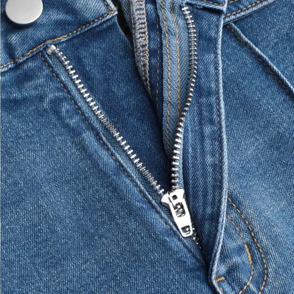 Cider Denim Washed High Waist Flared Jeans - Picture 5 of 8